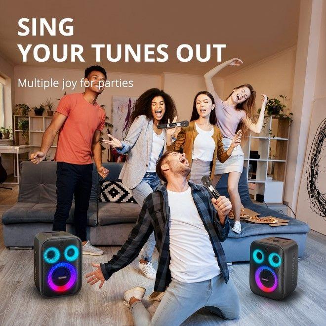 Image du produit Tronsmart Enceinte sans fil Bluetooth Halo 110 (noir) (18 h, Fonctionnement sur batterie)