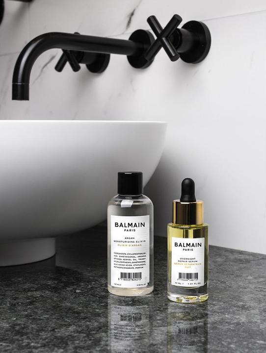 Actual product image Balmain Argan Moisturizing Elixir Revitalizing Moisturizing Serum Made From Oilkia With Argan