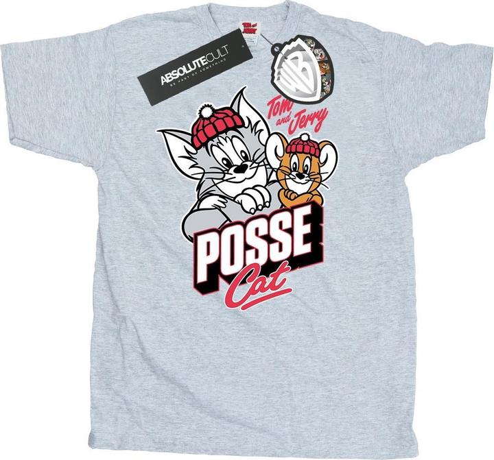 Actual product image Tom & Jerry Mens Posse Cat T-Shirt (XXL)