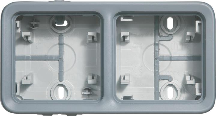 Actual product image Legrand FRAP housing 2-f scale. gr 69672 FrAp Plexo IP55 69672