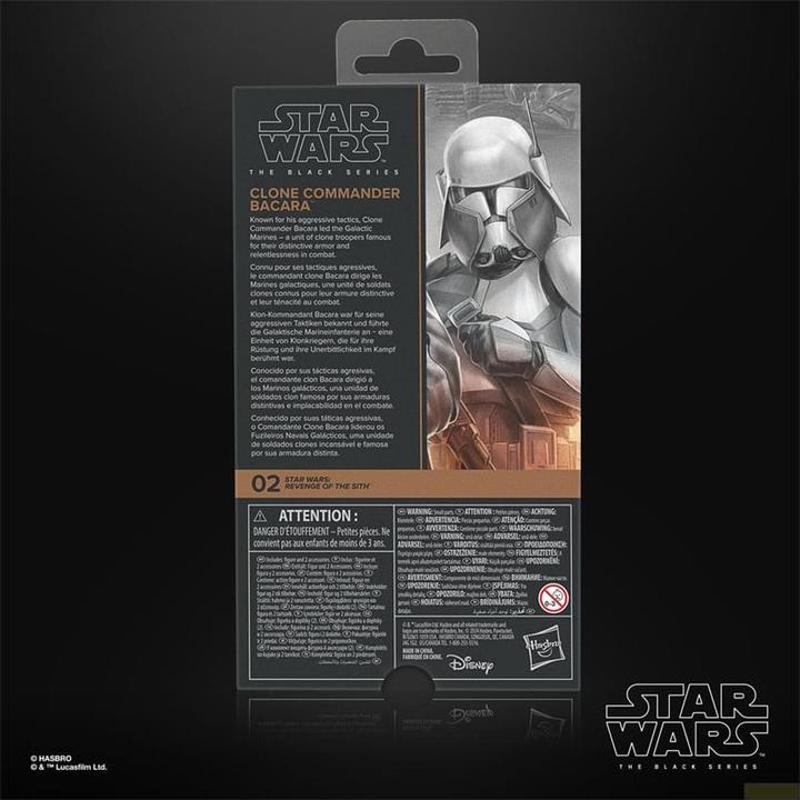 Produktbild Hasbro Star Wars Episode III Black Series Clone Commander Bacara