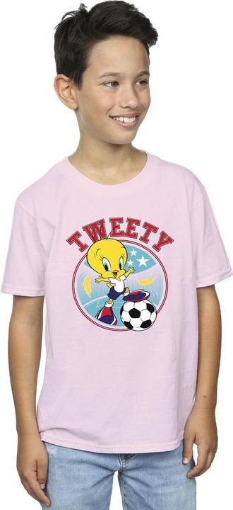 Immagine prodotto Looney Tunes Tweety Football Circle Maglietta Ragazzi (104)