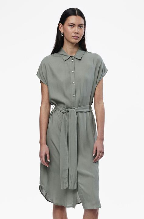 Actual product image Pieces Print blouse dress (S)