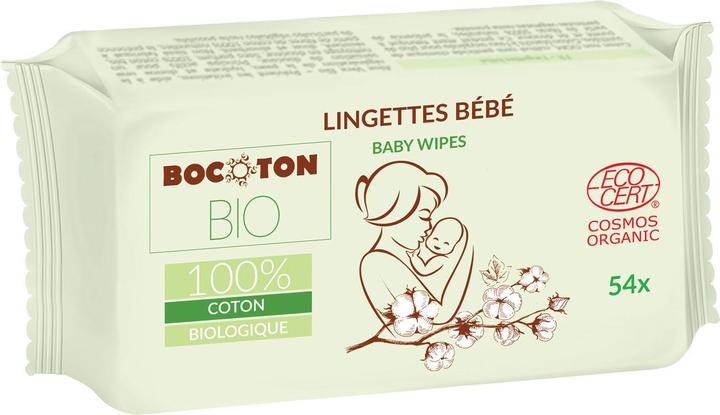 Bocoton Baby wipes organic (54 Piece)