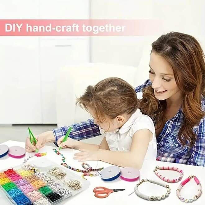 Image du produit MU Classic 3600 Stück Kinder Perlen Schmuck zum DIY Basteln