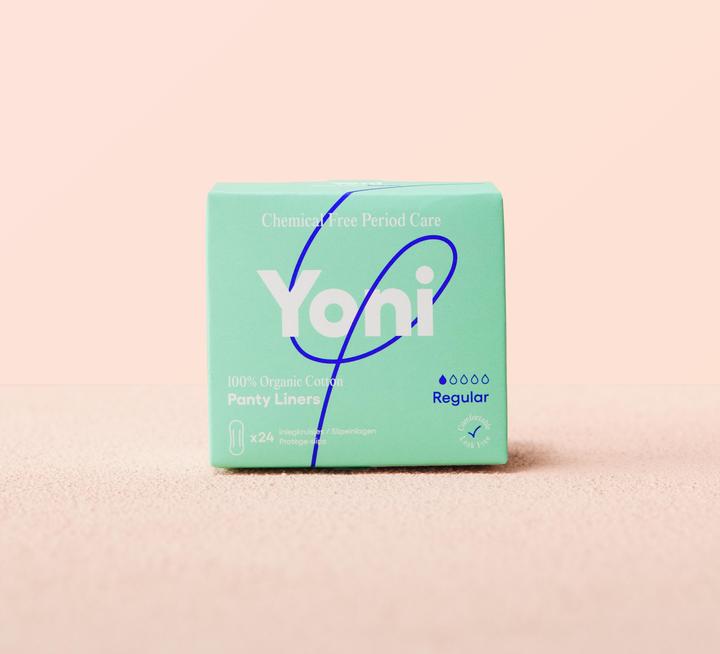 Actual product image Yoni Organic panty liners - normal - 100 organic cotton - 24 pcs. (24 x, Panty liners)