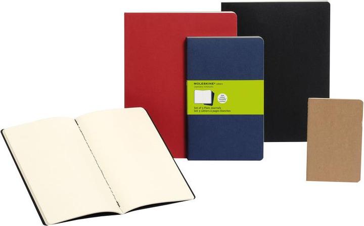 Produktbild Moleskine Notizhefte Cahier (90 x 140 mm, Blanko, Weicher Einband)