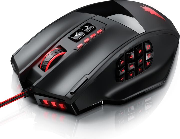 Produktbild Titanwolf Gauntlet USB MMO Gaming Maus (Kabelgebunden)