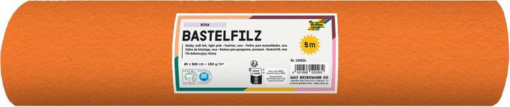 Actual product image Magni 520040 - Craft felt, with fine wool quality, 1 roll approx. 45 cm x 5 m, orange, adhesive stain-free (150 g/m², 1 x)