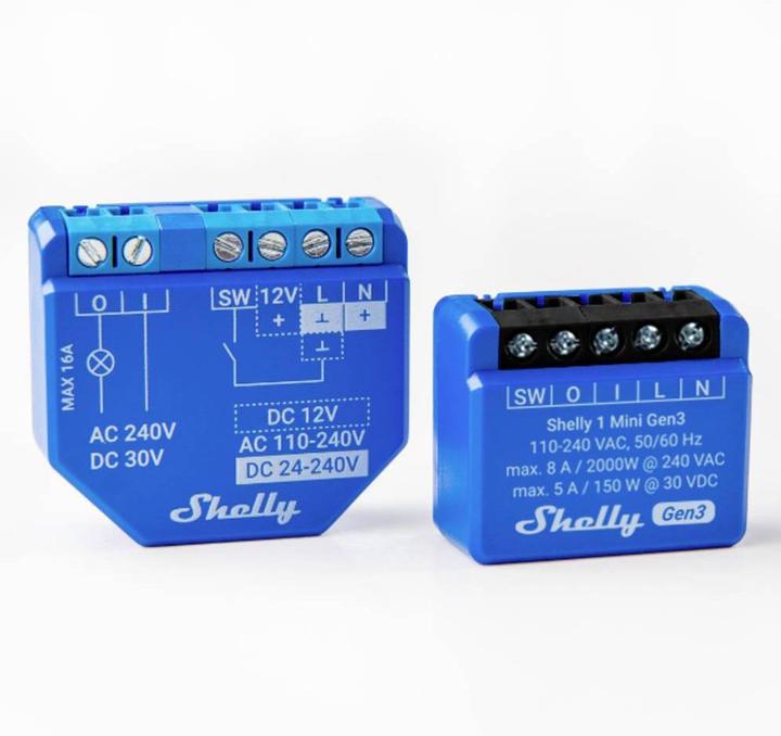 Actual product image Shelly 1 Mini Gen3 (Switch actuator)