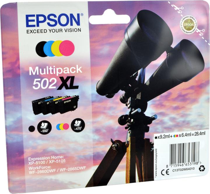 Image du produit Epson 502xl (M, CF, C, Y)