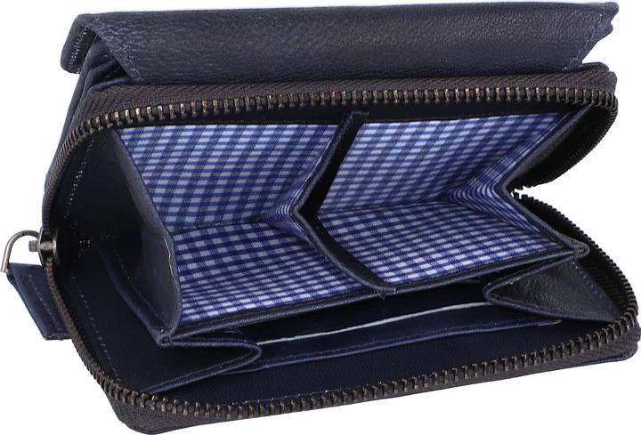 Immagine prodotto Mika Portafoglio da donna, in pelle, colore: navy