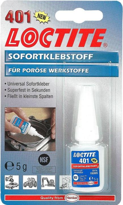 Loctite Adhésif instantané (5 g, 20 ml)