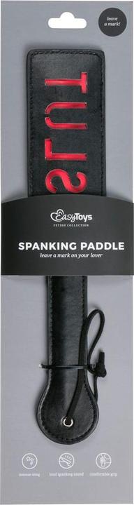 Produktbild Fetish Collection Zwarte leren paddle Slut
