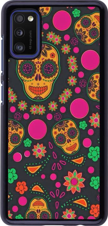Produktbild PhoneLook Hülle Halloween 22 colorful mexican skulls (Samsung Galaxy A41)
