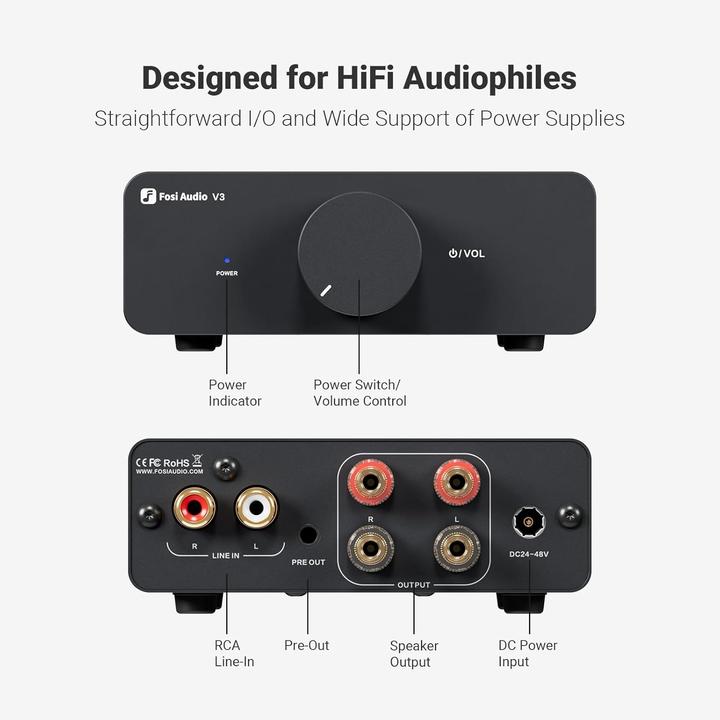 Produktbild Fosi Audio V3-48V (Verstärker)