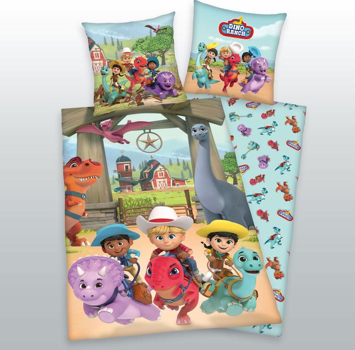 Produktbild Universal Textiles Dino Ranch Bettwäsche 70x90+140x200 cm