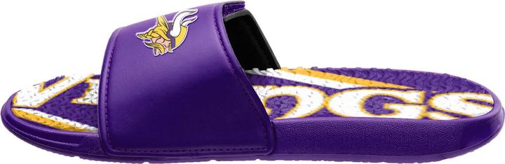 Actual product image Foco Minnesota Vikings flip flops NFL GEL Sport Slides - 48/49 (48, 49)