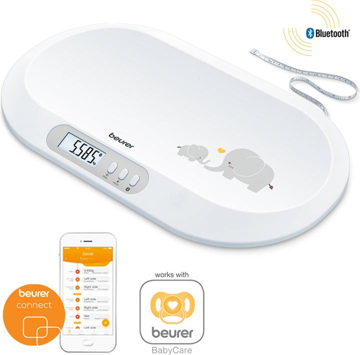 Produktbild Beurer Babywaage Bluetooth BY90 (20 kg)