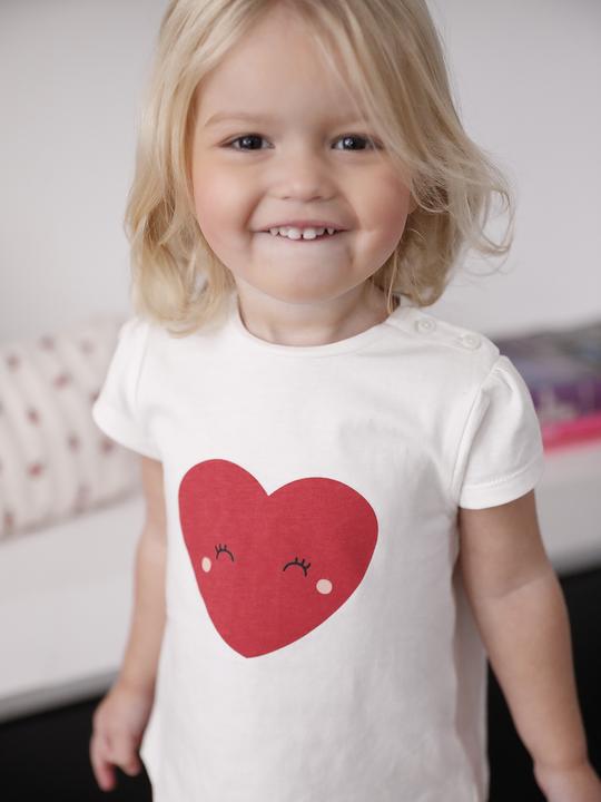 Produktbild Vertbaudet Bio-Kollektion: 3er-Pack Mädchen Shirts BASIC, Langarm & Kurzarm (80)