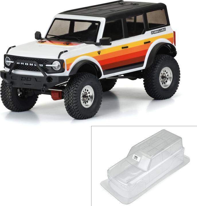 Image du produit Proline Carrosserie Ford Bronco 2021 4 portes non peinte, 1:10