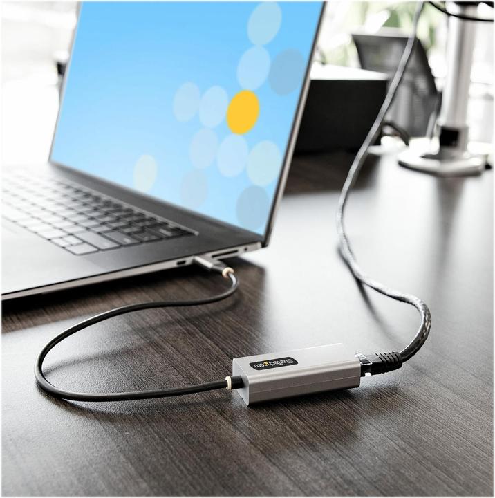 Produktbild StarTech com USB-C to Ethernet Adapter, 10/100/1000 Mbps, Gigabit Network Adapter w/ ASIX AX88179A C (USB-C, RJ45 (1x))