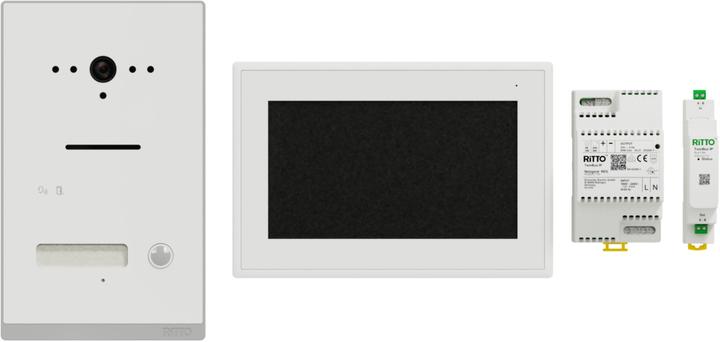 Produktbild Ritto Listo Video RGE2094170 Einfamilienhaus-Set TwInnensechskant IP Weiss UP 1
