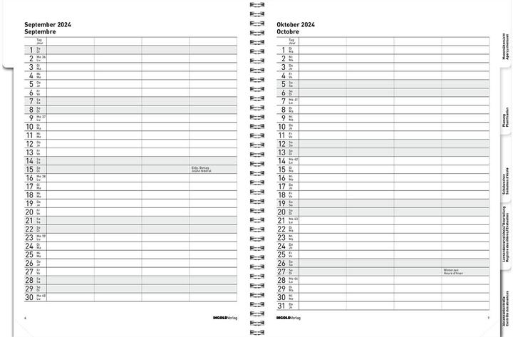 Immagine prodotto Agende Edition Spiral Flex (23 x 30,5 cm, Tedesco, Francese)