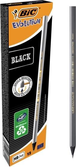 Productafbeelding Bic Potlood Evolution ECOlutions Zwart, Hardheid: HB (HB, 12 x)