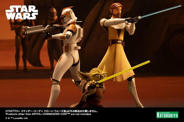 Actual product image Kotobukiya Star Wars The Clone Wars statuette PVC ARTFX 1/10 Commander Cody 17 cm