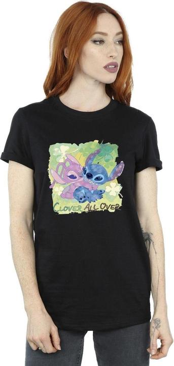 Produktbild Disney Lilo And Stitch St Patrick's Day Clover TShirt (XL)
