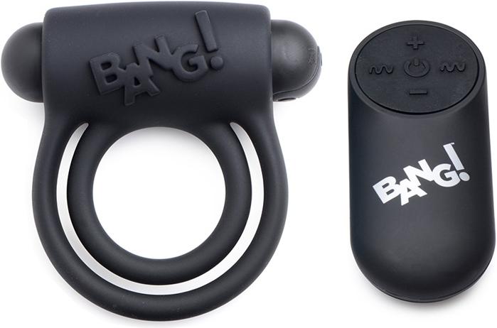 Image du produit XR Brands Bague et balle en silicone avec télécommande (7.70 cm)