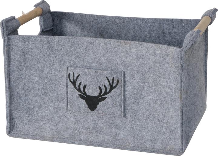 Immagine prodotto Boltze Home Cestino Karly Set di 3, Grigio (3 x, 50 x 35 x 31,5 cm)