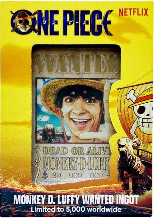 Produktbild Fanattik One Piece Metallbarren Luffy Wanted Poster Limited Edition