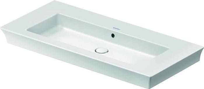 Actual product image Duravit Furniture washbasin WHITE TULIP m ÜL m HLB without tap hole 1050x490mm white (490 mm, 1050 mm)