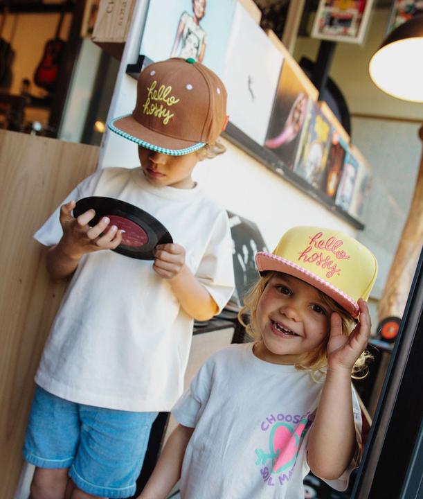 Produktbild Hello Hossy Chessy Pink Cap - Gelb / Pink (48, 49, 50, 51, 52)