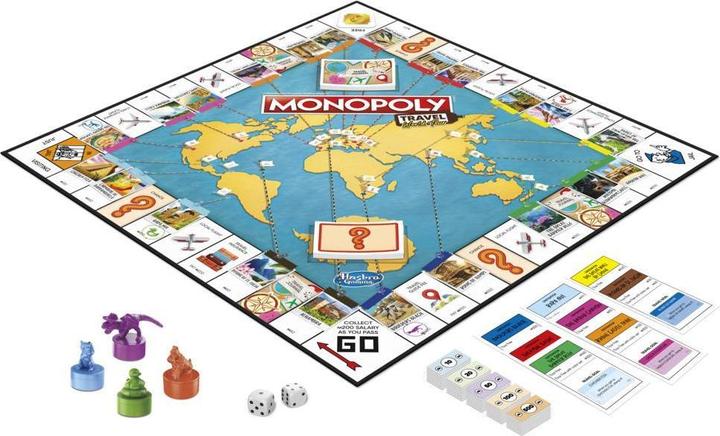 Image du produit Hasbro Gaming Travel World Tour Monopoly Travel World Tour Board game Famille (Finlandais)