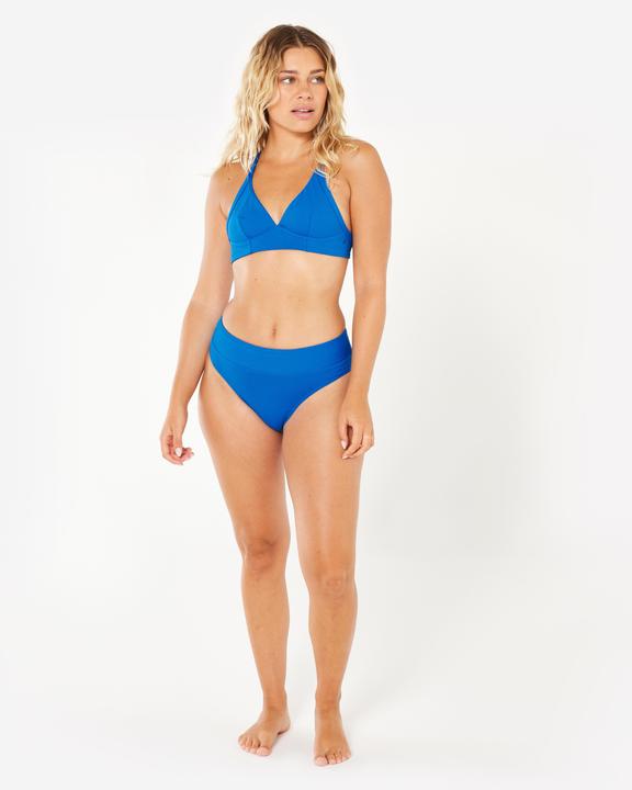 Produktbild Olaian Bikini-Oberteil Bustier Surfen Damen strukturiert Bea blau (80 C)