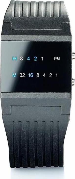 Produktbild St. Leonhard Binär-Armbanduhr "Future Line" für Herren (Digitaluhr)
