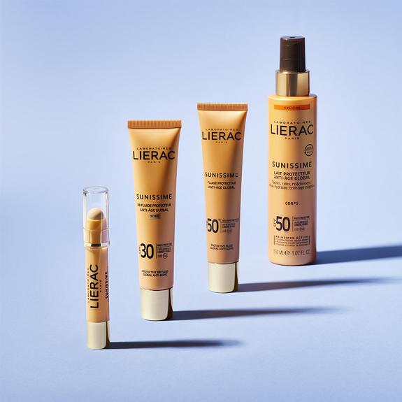 Image du produit Lierac Sunissime Lait Sun Protection Factor 30 (Crème solaire visage, SPF 30, 150 ml, 185 g)