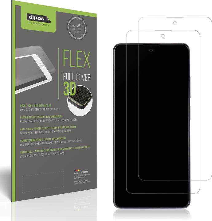 Actual product image Dipos Full Cover Screen Protector Matte (1 Piece, Xiaomi Redmi Note 12 Pro 5G)