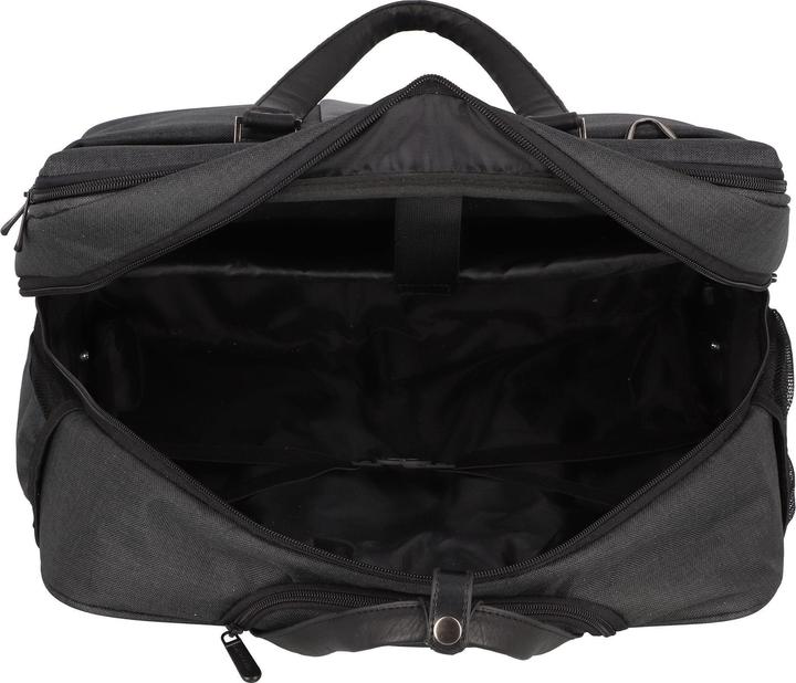 Immagine prodotto Dermata Trolley per laptop business Canvas 3497CV Zwart (32 l, Bagaglio a mano (fino a 50 litri))
