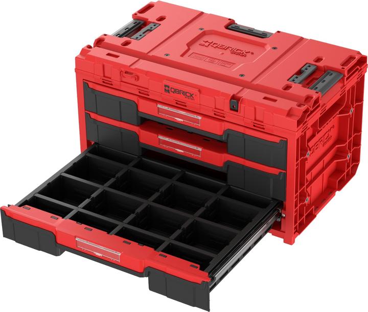 Produktbild Qbrick Werkzeugbox mit Schubladen System ONE 2.0 DRAWER 3 TOOLBOX EXPERT RED Ultra HD Custom