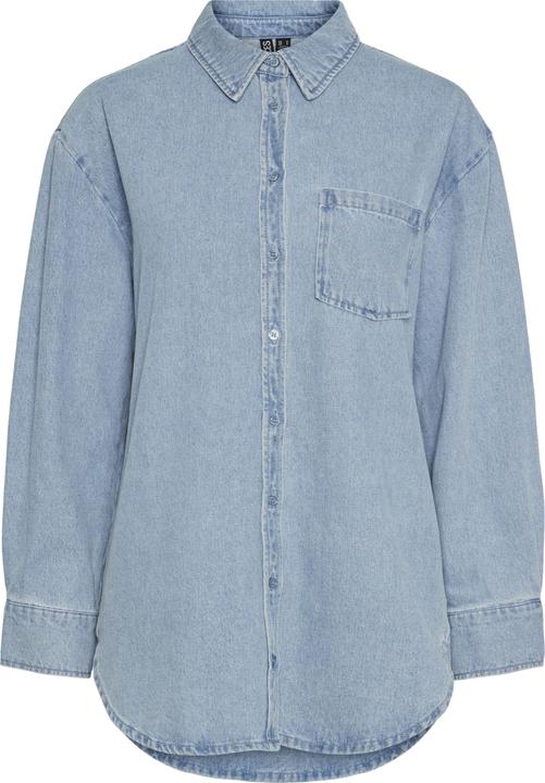 Pieces Pcmaisie Ls Denim Shirt Noos Bc