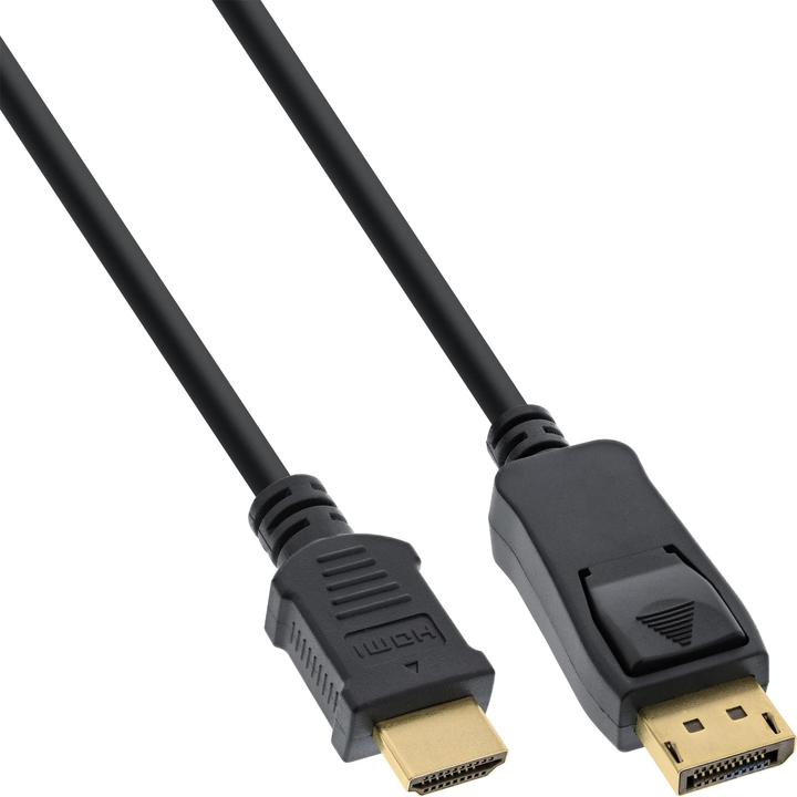Produktbild InLine DisplayPort — HDMI (Typ A) (1.50 m, DisplayPort, HDMI)