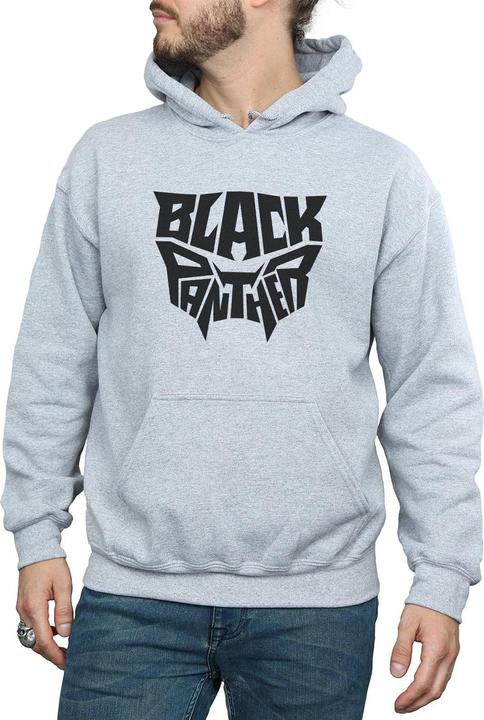 Immagine prodotto Felpa con cappuccio con scritta Black Panther Uomo (M)