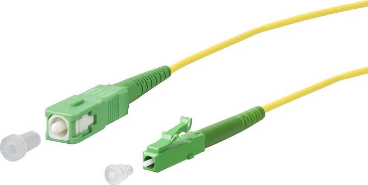 Actual product image Metz Connect Fibre optic patch cable singlemode OS2 (U/FTP, CAT6, 3 m)