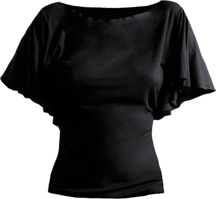 Produktbild Spiral Gothic Elegance TShirt UBootAusschnitt FledermausÄrmel (XXL)