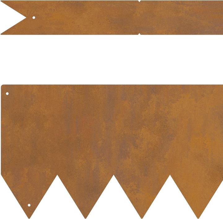 Actual product image VidaXL Rasenverkleidungen 20 Stück 100x0,5x15 cm Wetterbeständiger Stahl (100 cm)