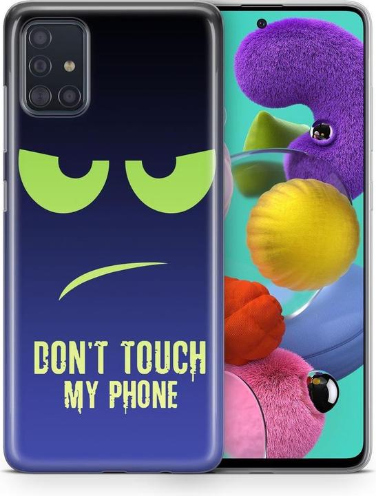 Dont Touch My Phone Grün Blau